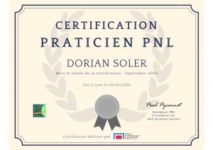 Certification praticien PNL